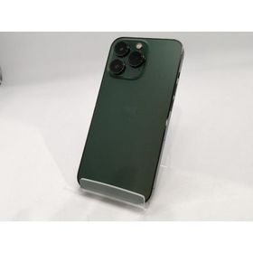 【中古】Apple au 【SIMフリー】 iPhone 13 Pro 128GB アルパイングリーン MNDX3J/A【浜松駅前】保証期間１ヶ月【ランクC】