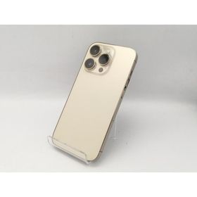 【中古】Apple docomo 【SIMフリー】 iPhone 14 Pro 128GB ゴールド MQ073J/A【広島本通】保証期間１ヶ月【ランクC】