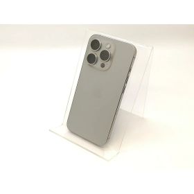 【中古】Apple 国内版 【SIMフリー】 iPhone 15 Pro 1TB ナチュラルチタニウム MTUT3J/A【秋葉4号】保証期間1ヶ月【ランクC】