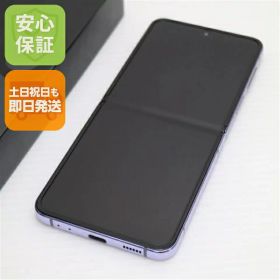 【中古】安心保証 新品同様 SIMフリー Galaxy Z Flip4 パープル スマホ 中古土日祝発送