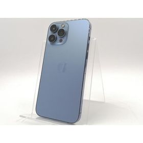 【中古】Apple docomo 【SIMフリー】 iPhone 13 Pro Max 256GB シエラブルー MLJD3J/A【千葉】保証期間１ヶ月【ランクC】
