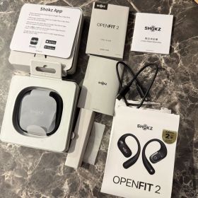 【美品】Shokz OPENFIT 2 骨伝導イヤホン