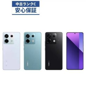 【中古】【可】Xiaomi Redmi Note 13 Pro 256GB XIG05 オーシャンティール オーロラパープル ミッドナイトブラック SIMFREE au 【安心30日保証】 本体 白ロム CCコネクト