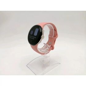 【中古】Google Pixel Watch5 Wi-Fiモデル 41mm Champagne Gold アルミケース/Canyon アクティブ バンド【ECセンター】保証期間1ヶ月【ランクA】
