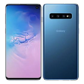 【中古】【安心保証】 Galaxy S10 SCV41[128GB] au プリズムブルー