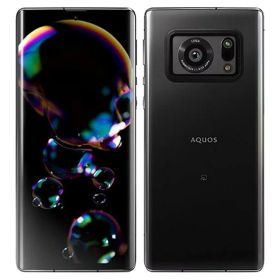 【中古】【安心保証】 AQUOS R6 SH-M22[128GB] SIMフリー ブラック