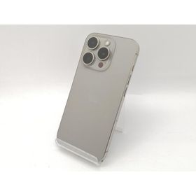 【中古】Apple 国内版 【SIMフリー】 iPhone 15 Pro 256GB ナチュラルチタニウム MTUF3J/A【三宮センター】保証期間１ヶ月【ランクB】