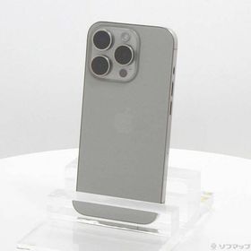 〔中古〕Apple(アップル) iPhone15 Pro 256GB ナチュラルチタニウム MTUF3J／A SIMフリー〔297-ud〕