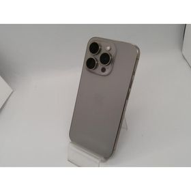 【中古】Apple 楽天モバイル 【SIMフリー】 iPhone 15 Pro 256GB ナチュラルチタニウム MTUF3J/A【OSU301】保証期間１ヶ月【ランクB】