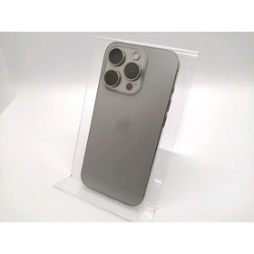 【中古】Apple 国内版 【SIMフリー】 iPhone 15 Pro 256GB ナチュラルチタニウム MTUF3J/A【スマーク伊勢崎】保証期間１ヶ月【ランクA】
