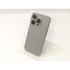 【中古】Apple 国内版 【SIMフリー】 iPhone 15 Pro 256GB ナチュラルチタニウム MTUF3J/A【秋葉4号】保証期間１ヶ月【ランクA】