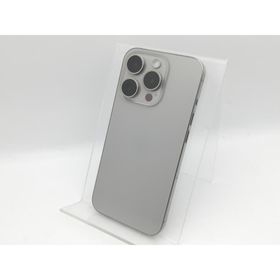【中古】Apple 国内版 【SIMフリー】 iPhone 15 Pro 256GB ナチュラルチタニウム MTUF3J/A【中野】保証期間１ヶ月【ランクB】