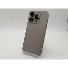【中古】Apple au 【SIMフリー】 iPhone 15 Pro 256GB ナチュラルチタニウム MTUF3J/A【スマーク伊勢崎】保証期間１ヶ月【ランクA】