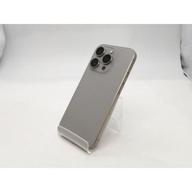 【中古】Apple 国内版 【SIMフリー】 iPhone 15 Pro 256GB ナチュラルチタニウム MTUF3J/A【浜松駅前】保証期間１ヶ月【ランクA】