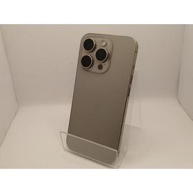 【中古】Apple docomo 【SIMフリー】 iPhone 15 Pro 256GB ナチュラルチタニウム MTUF3J/A【大須2】保証期間１ヶ月【ランクA】