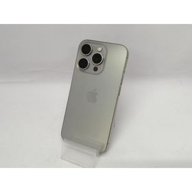 【中古】Apple 国内版 【SIMフリー】 iPhone 15 Pro 256GB ナチュラルチタニウム MTUF3J/A【川越クレアモール】保証期間１ヶ月【ランクA】