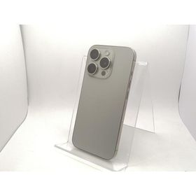 【中古】Apple 国内版 【SIMフリー】 iPhone 15 Pro 256GB ナチュラルチタニウム MTUF3J/A【川崎駅前】保証期間１ヶ月【ランクA】
