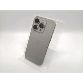 【中古】Apple 国内版 【SIMフリー】 iPhone 15 Pro 256GB ナチュラルチタニウム MTUF3J/A【スマーク伊勢崎】保証期間１ヶ月【ランクA】