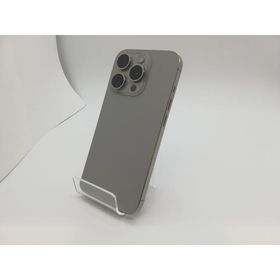 【中古】Apple 国内版 【SIMフリー】 iPhone 15 Pro 256GB ナチュラルチタニウム MTUF3J/A【イオンモール新利府】保証期間１ヶ月【ランクA】
