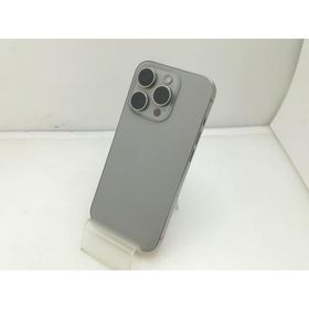 【中古】Apple 国内版 【SIMフリー】 iPhone 15 Pro 256GB ナチュラルチタニウム MTUF3J/A【大須アメ横】保証期間１ヶ月【ランクA】