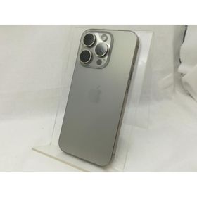 【中古】Apple 国内版 【SIMフリー】 iPhone 15 Pro 256GB ナチュラルチタニウム MTUF3J/A【川崎】保証期間１ヶ月【ランクA】