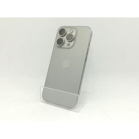 【中古】Apple 国内版 【SIMフリー】 iPhone 15 Pro 256GB ナチュラルチタニウム MTUF3J/A【秋葉本店】保証期間１ヶ月【ランクA】