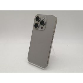 【中古】Apple docomo 【SIMフリー】 iPhone 15 Pro 256GB ナチュラルチタニウム MTUF3J/A【札幌南2条】保証期間１ヶ月【ランクA】