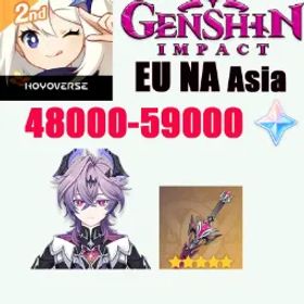 原神 [Asia]AR55|Durin+Sign+53658 Primogems|MCFemale