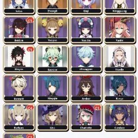 原神 EU|AR22|Yelan|+ Zhongli|+ Qiqi | See description for details.#552