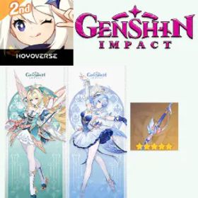 原神 [EU]AR55|Vesna+Odette+Sign+Qiqi+44030 Primogems+108 Acquaint Fate|See description for details