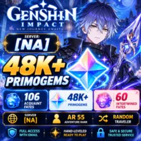 原神 NA | 48K Primogems 💎Flins + Bloodsoaked Ruins