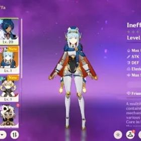 原神 🔥 [NA] Ineffa + Fractured Halo💎48K+ Primogems