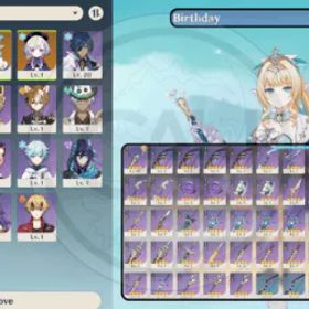 原神 #GI0308 [NA] [4 Five Stars + RATE ON 71] Vesna C4, Qiqi, Jean