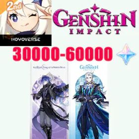 原神 [Asia]AR55|Flins+Neuvillette+Diluc+Keqing+57108 Primogems|46+Intertwined Fate|109+Acquaint Fate