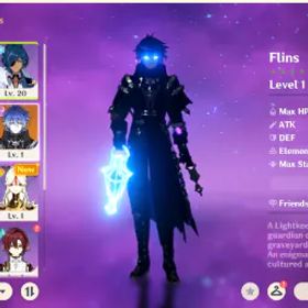 原神 🔥 [EU] Flins + Bloodsoaked Ruins💎59K+ Primogems