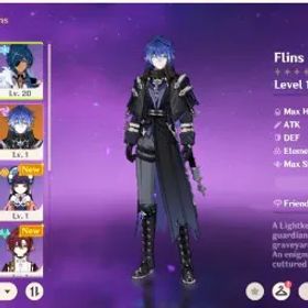 原神 🔥 [NA] Flins + Bloodsoaked Ruins💎36K+ Primogems