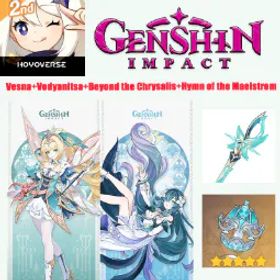 原神 [NA]AR55|Vesna+Sign+Vodyanitsa+Sign+Mona+Jean+25509 Primogems+107 Acquaint Fate|See description for details