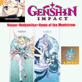 原神 [EU]AR55|Vesna+Vodyanitsa+Sign+Tighnari+Qiqi+39310 Primogems+101 Acquaint Fate|See description for details
