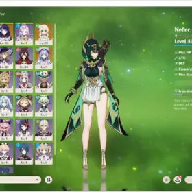 原神 [NA]AR54|Nefer|Flins+Sign|Yelan+Sign|Raiden|Mona*C2|Qiqi|Mizuki|MC Female|#01wy45|Email: Not Set|Instant Send