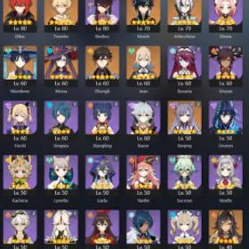 原神 🔥 [NA] AR45 | Arlecchino + Kinich + Zhongli + Wanderer + Venti