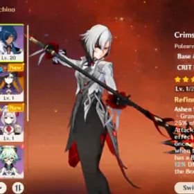 原神 🚀[EU] ✨Arlecchino ⚔️Crimson Moon's Semblance 💎36K Primogems