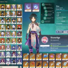 原神 💎46 Legend👑Top DPS🔥Xiao C6+1🔥Mavuika🔥Neuvillette🔥Furina🔥Kinich🔥Xilonen🔥Yelan🔥Kazuha C1🔥Hutao✨64 Gold Star⚜️AR60💎3700+ Primogems✴️3 Wish Reroll