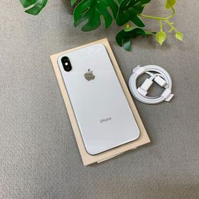 バッテリー 100% iPhone X 256Gb シルバー 国内版 SIMフリー