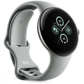 Google Pixel Watch 5 Wi-Fiモデル 45mm GA10892-US [Polished Silver アルミケース/Fog アクティブ バンド] JAN 0840353962255