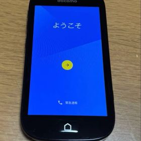 docomo らくらくスマートフォンF-04J ブラック 利用制限○ 本体