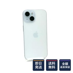 【全額返金保証】【最速発送】 iPhone 15 256GB ブルー docomo SIMフリー 白ロム 美品 動作確認済 80%