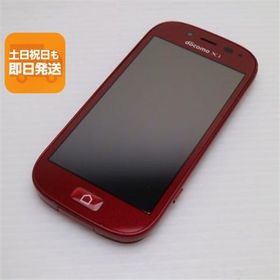 美品 F-06F らくらくスマートフォン3 レッド 即日発送 スマホ FUJITSU DoCoMo 本体 白ロム あすつく 土日祝発送OK