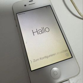 【訳あり】iPhone 4s 16GB ホワイト 充電器付き