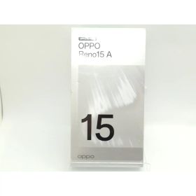 【未使用】Oppo 国内版 【SIMフリー】 OPPO Reno15 A オーロラブルー 8GB 128GB CPH2801【静岡】保証期間3ヶ月