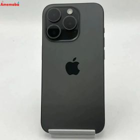 【中古】iPhone15 Pro 256GB ブラックチタニウム MTUC3J/A docomo版SIMフリ